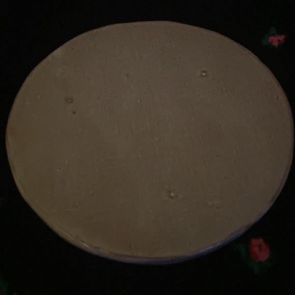 Vintage ceramic decorative small plate or platter dusty rose pink - Picture 4 of 9